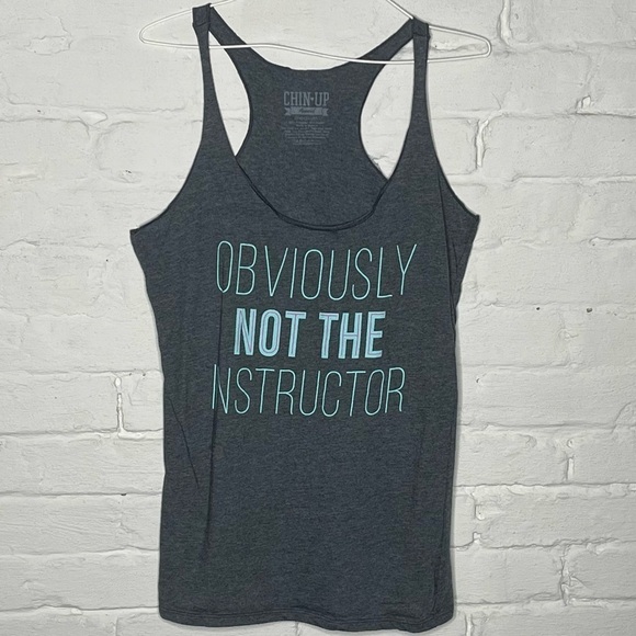 Chin-Up Apparel Tops - Chin-Up Apparel Racerback Tank Top M